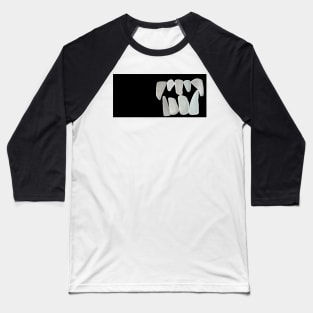 Fangs in the Dark Baseball T-Shirt